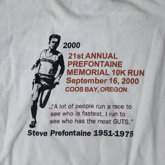 Vintage Nike Prefontaine Memorial Run 2000 T-Shirt - Picture 1 of 6